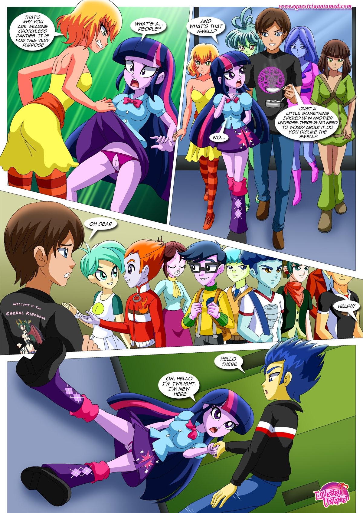 Equestria Girls Unleashed porn comic picture 3