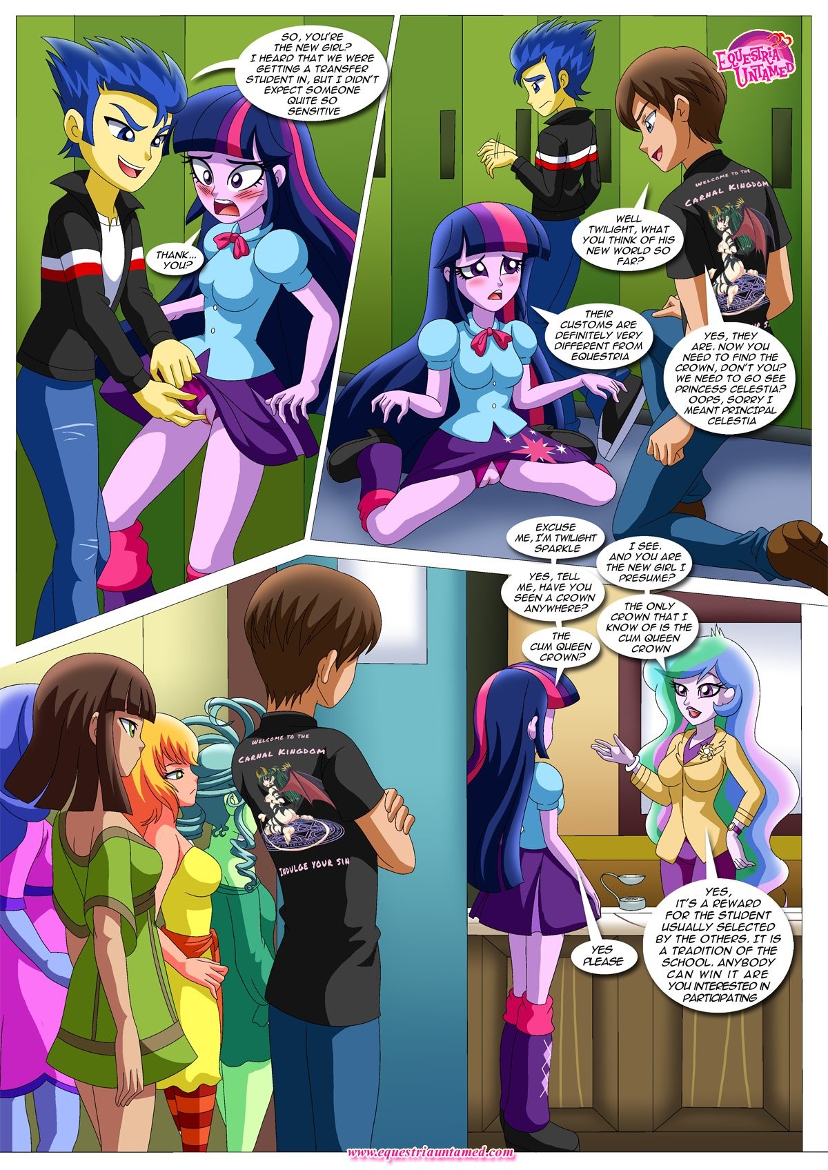 Equestria Girls Unleashed porn comic picture 4