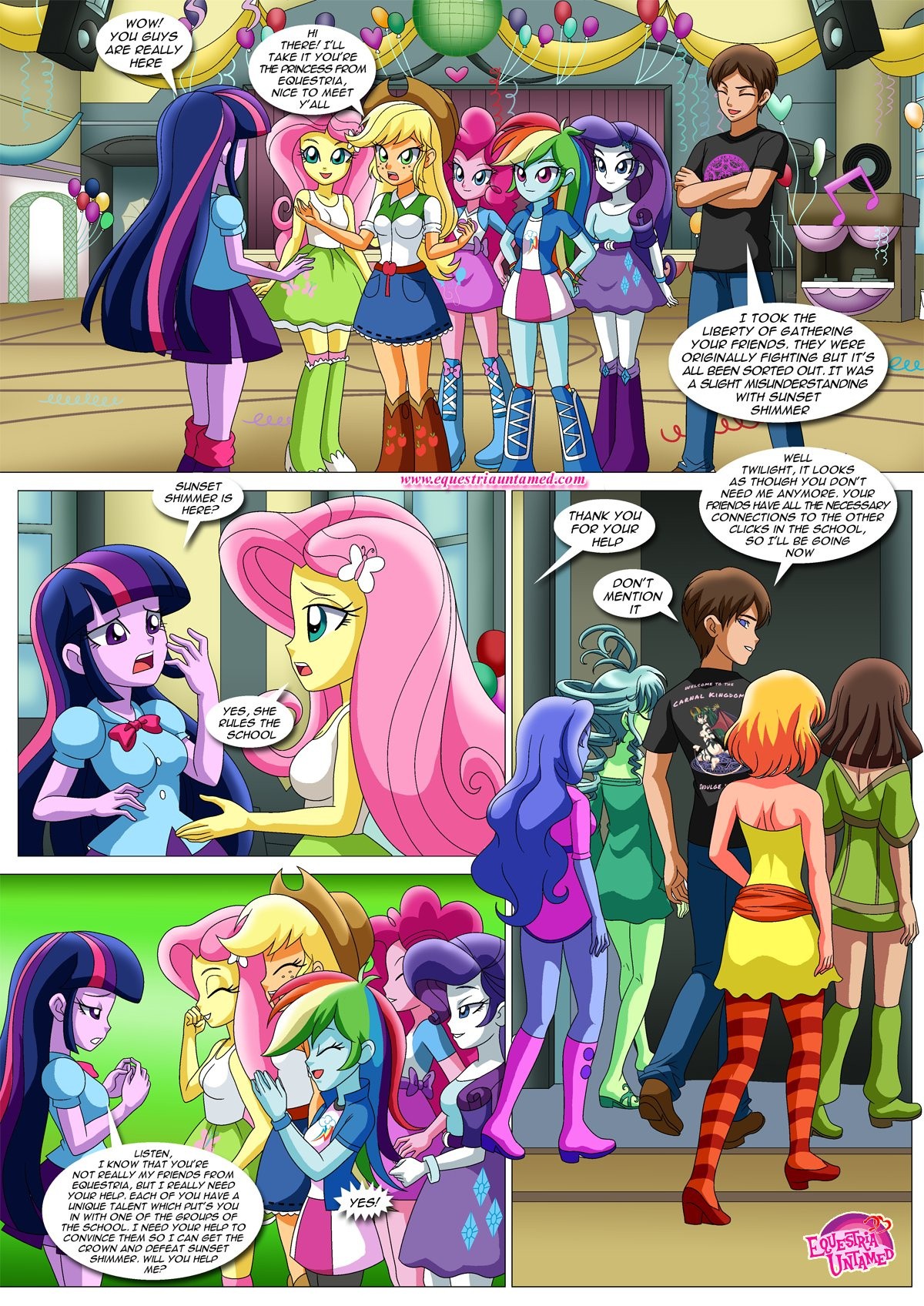 Equestria Girls Unleashed porn comic picture 6
