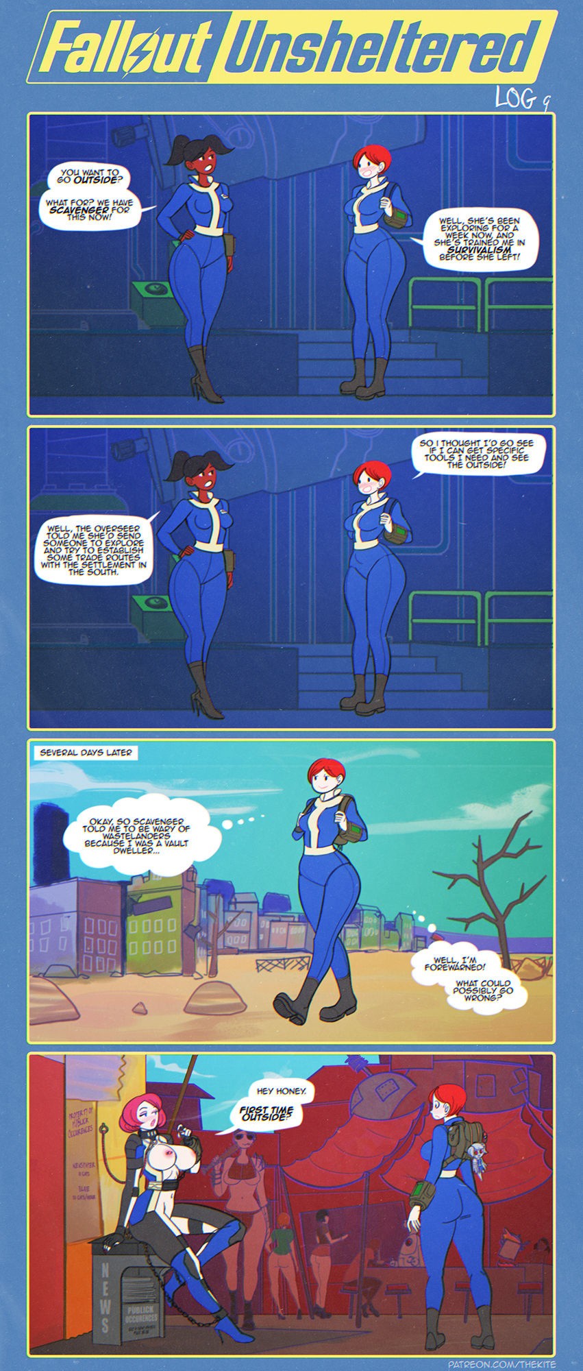 Fallout Unsheltered porn comic picture 9