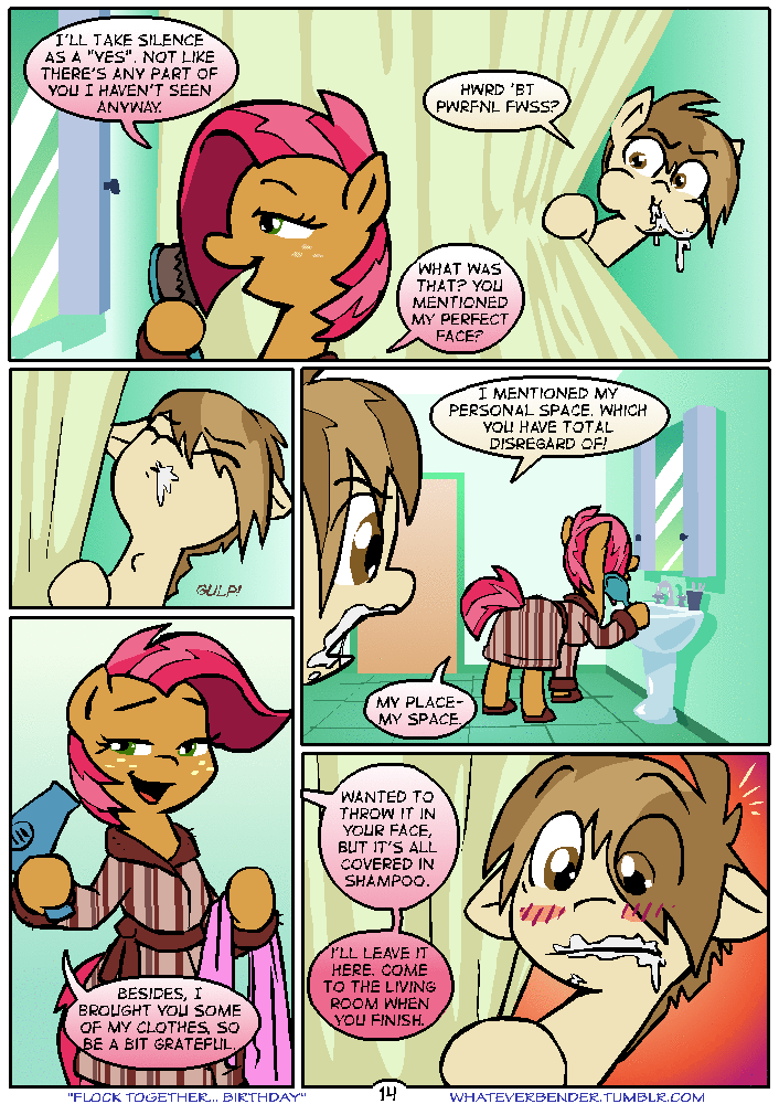 Flock Together...Birthday porn comic picture 14