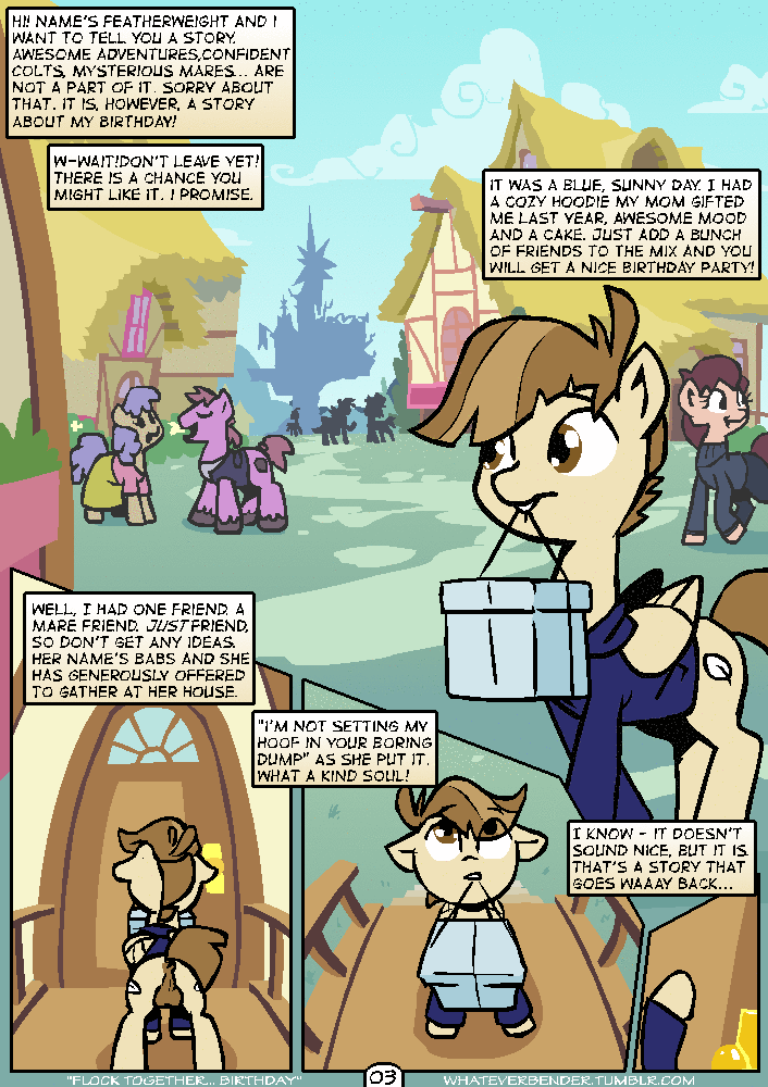 Flock Together...Birthday porn comic picture 3