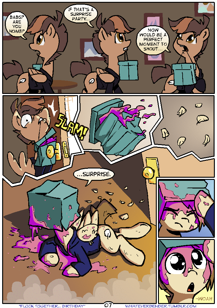 Flock Together...Birthday porn comic picture 7
