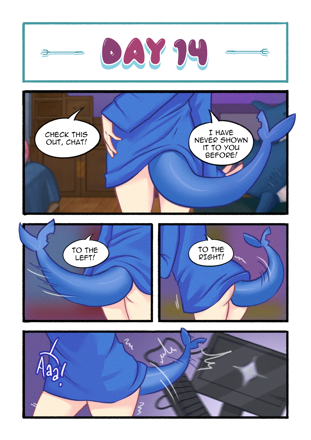 Gawr Gura Stream Routine porn comic picture 13