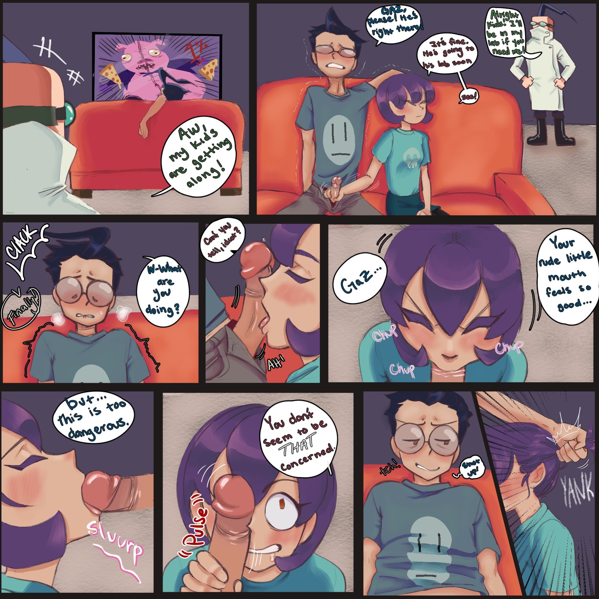 Gross Big Brother porn comic picture 6