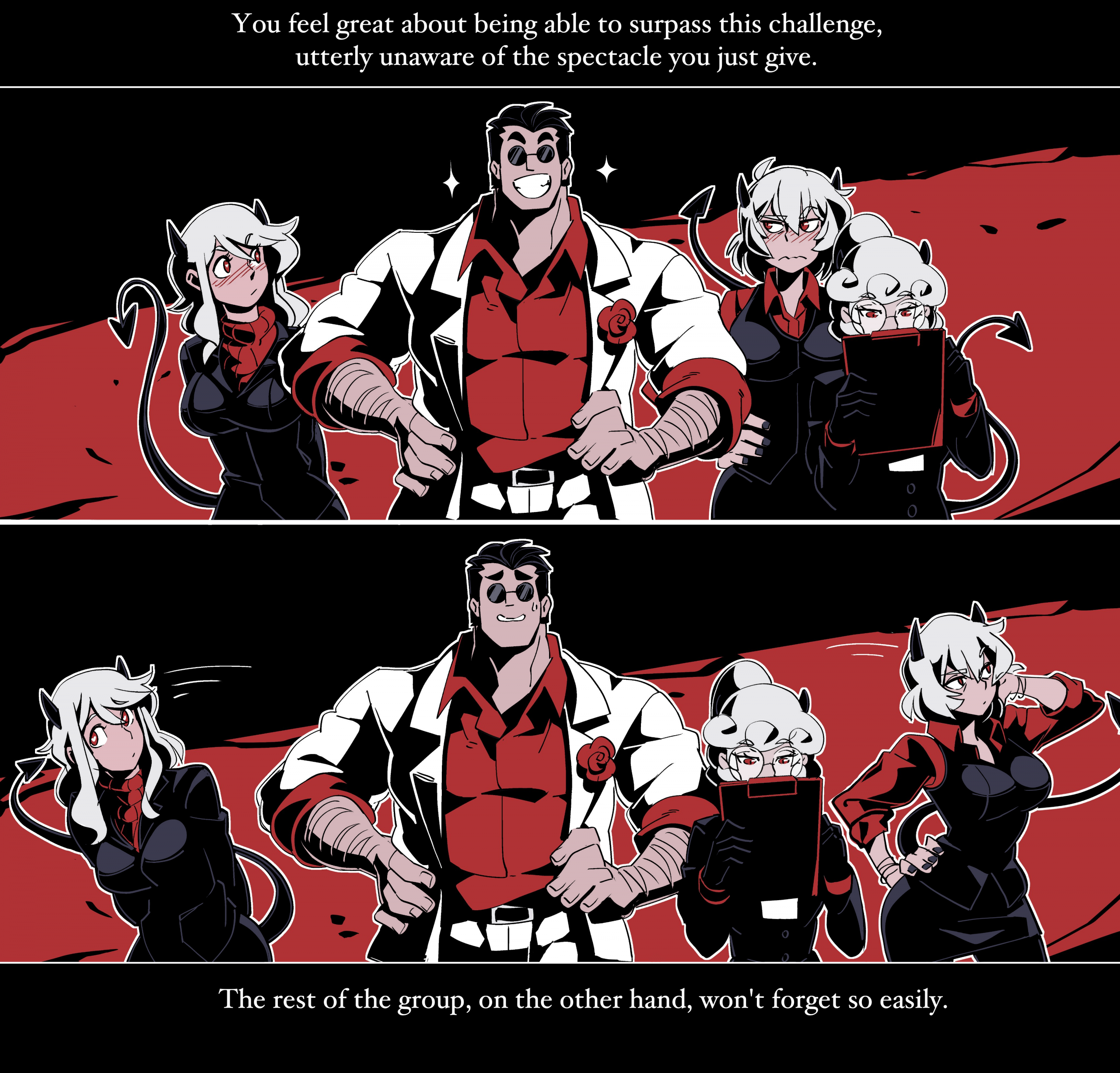 Helltaker Fanart Madness porn comic picture 132