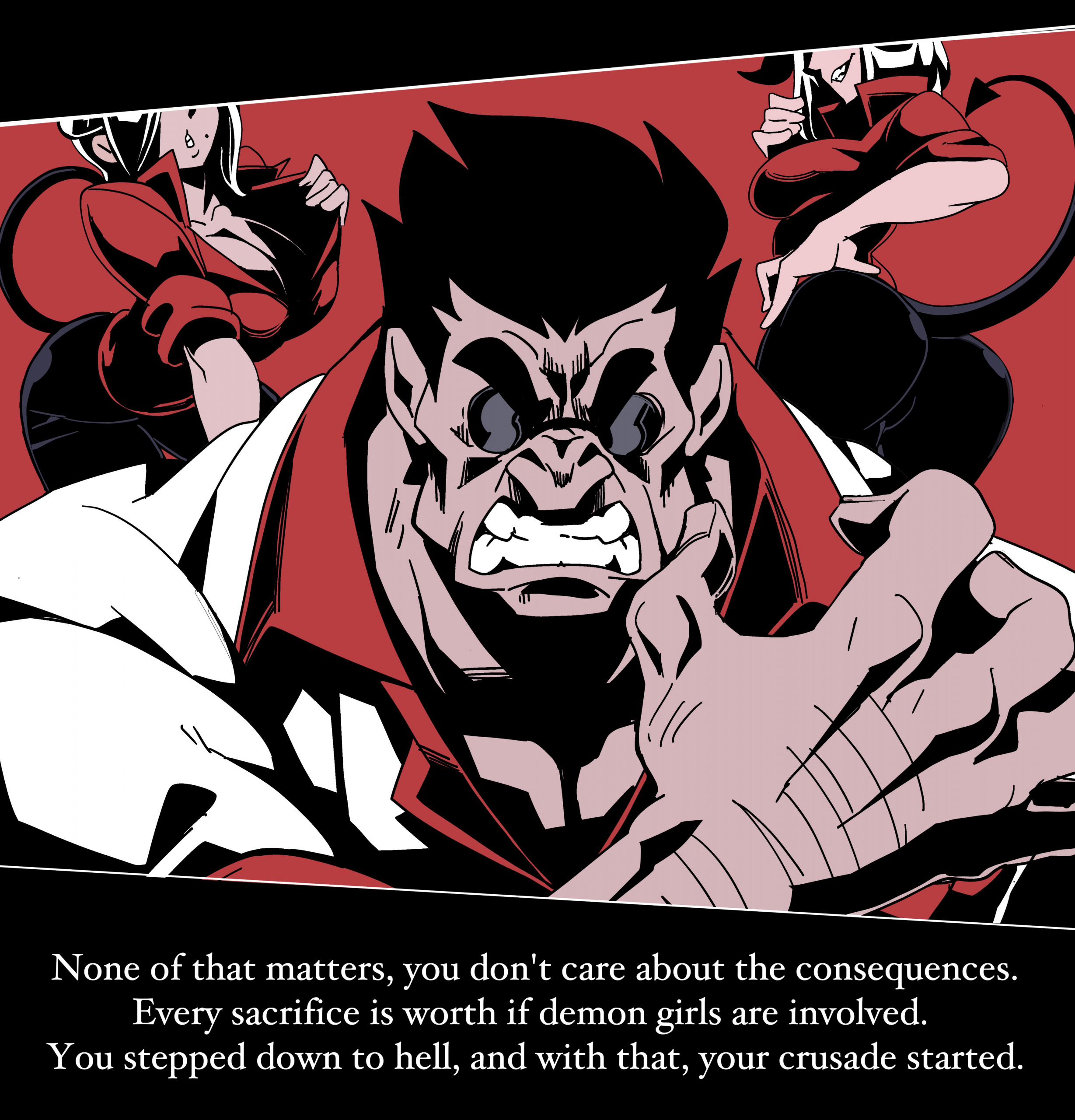 Helltaker Fanart Madness porn comic picture 4