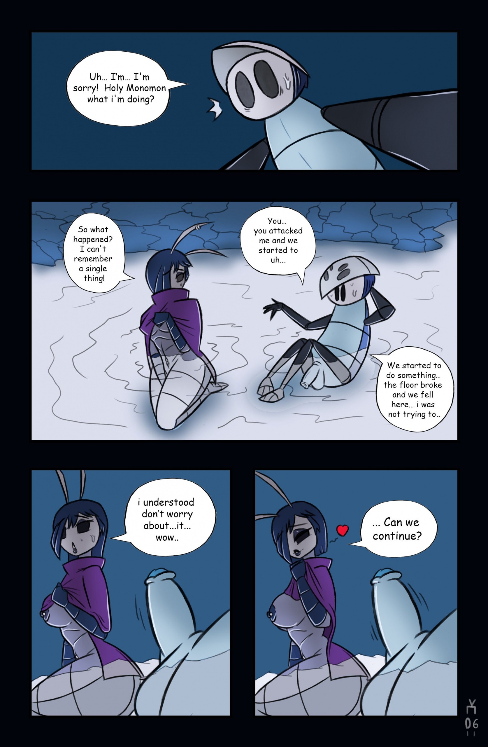 Horny Knight porn comic picture 12