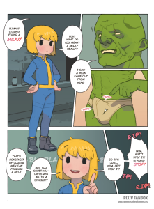Human found a Milk porn comic picture 1