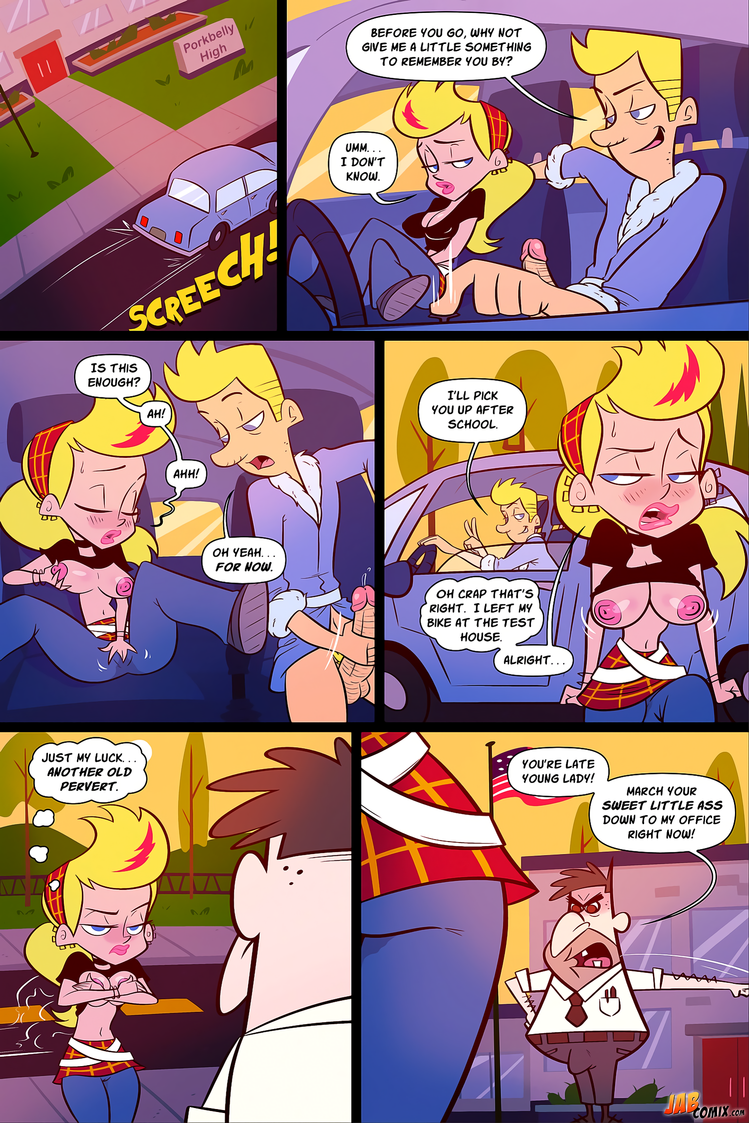 Johnny Testicles 3 porn comic picture 9
