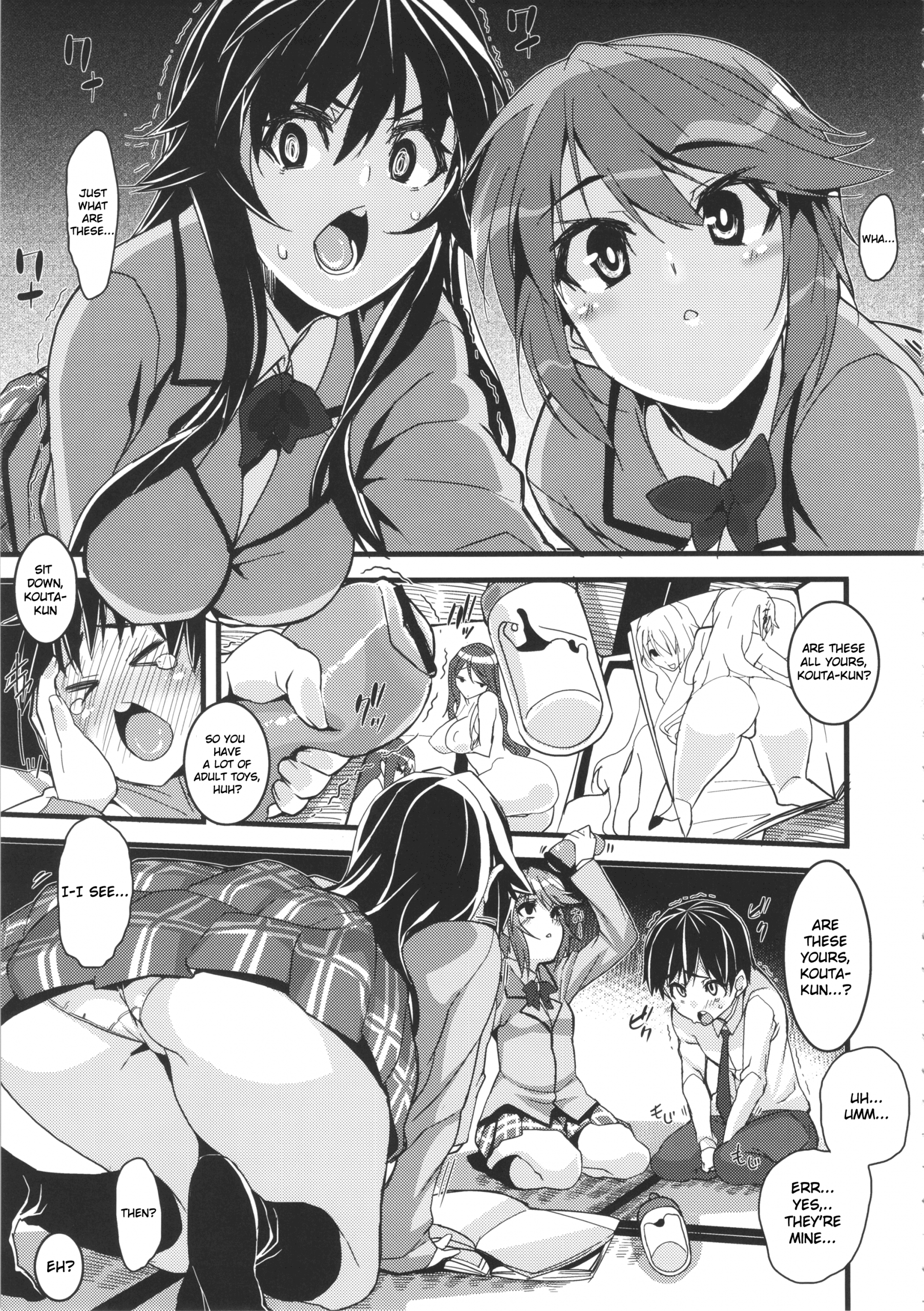 Kitsune-san to Ookami-san to hentai manga picture 2