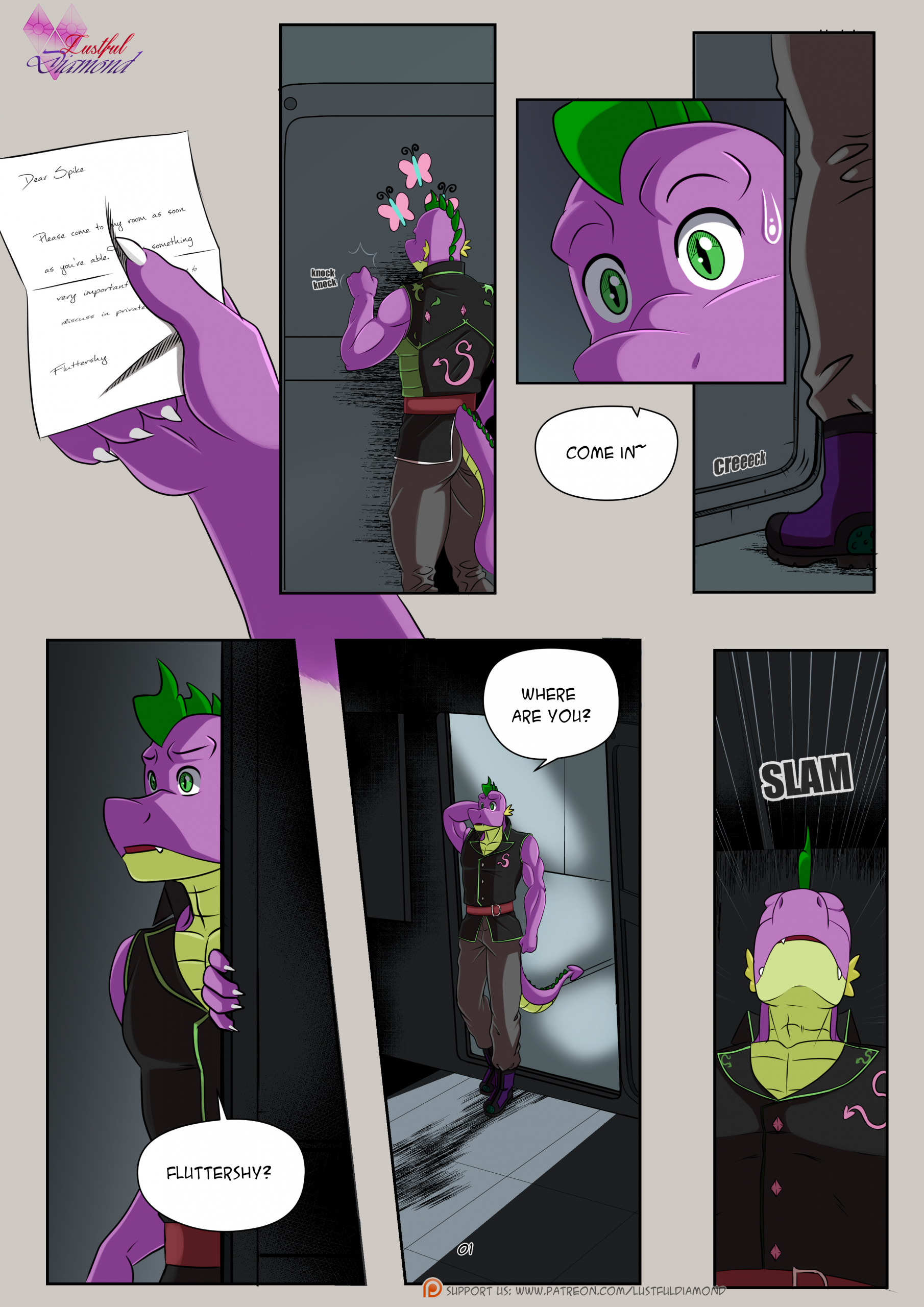 Lustful Diamond - Flutterlie porn comic picture 2