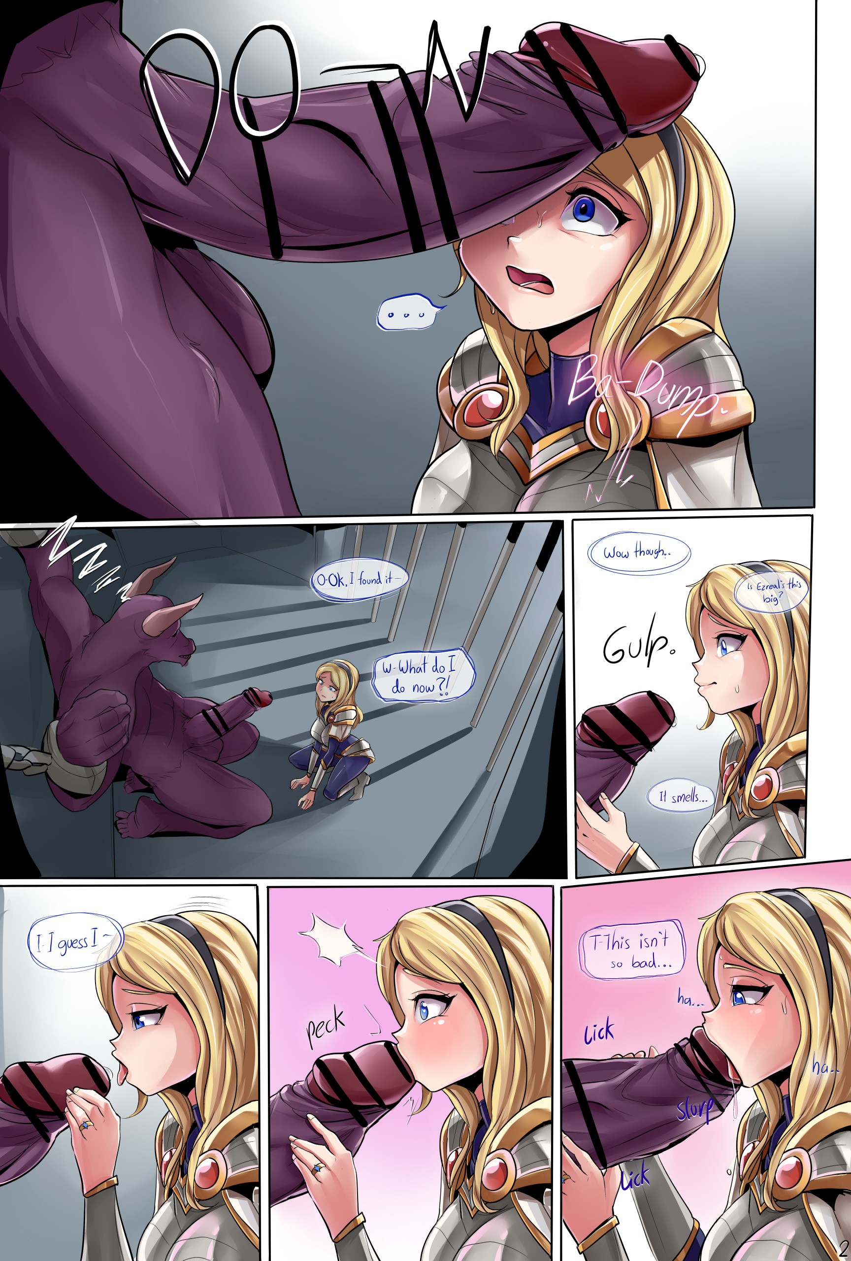 Lux vs Minotaur hentai manga picture 2