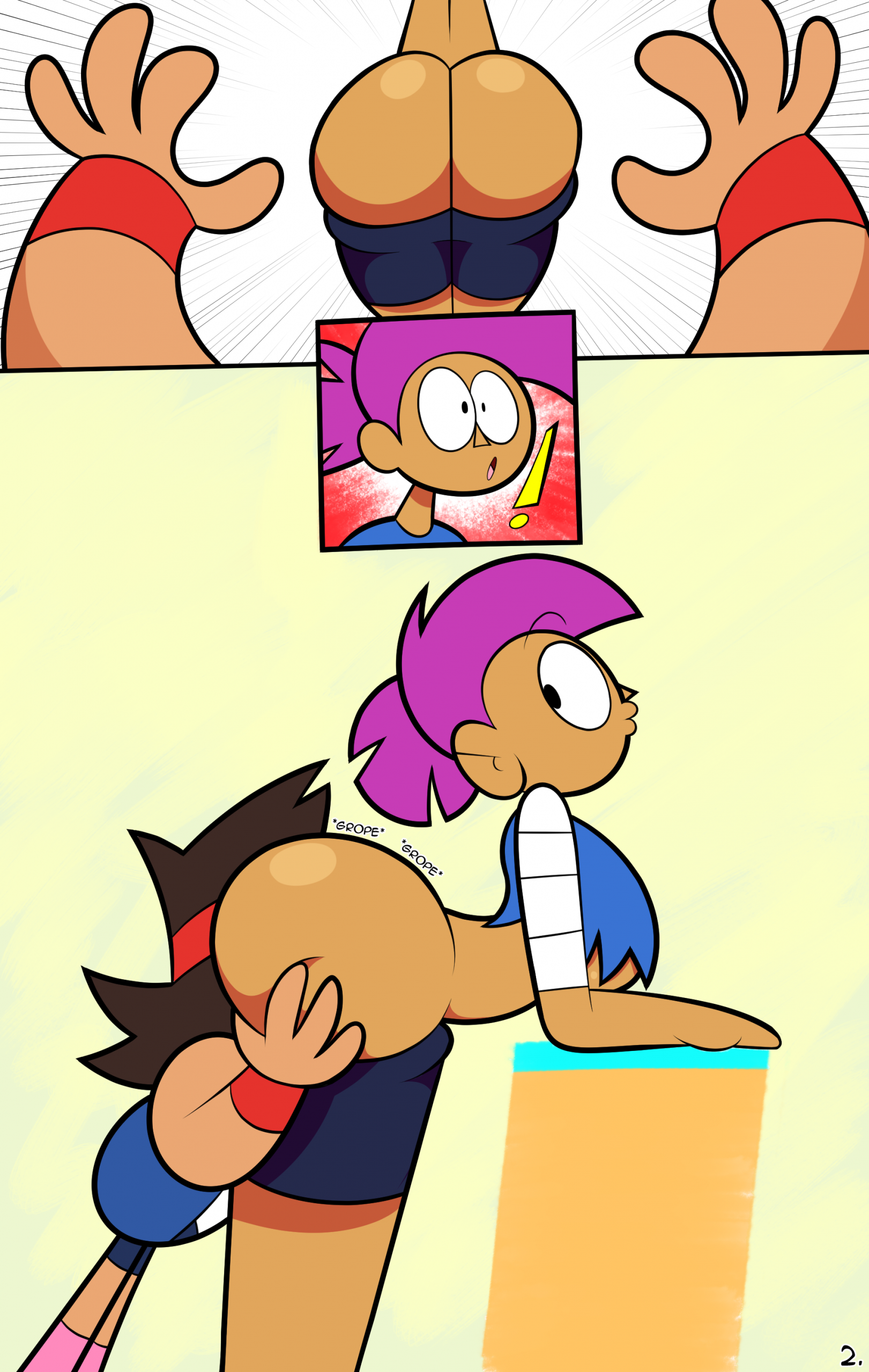 Morning shift - K.O.xEnid porn comic picture 2