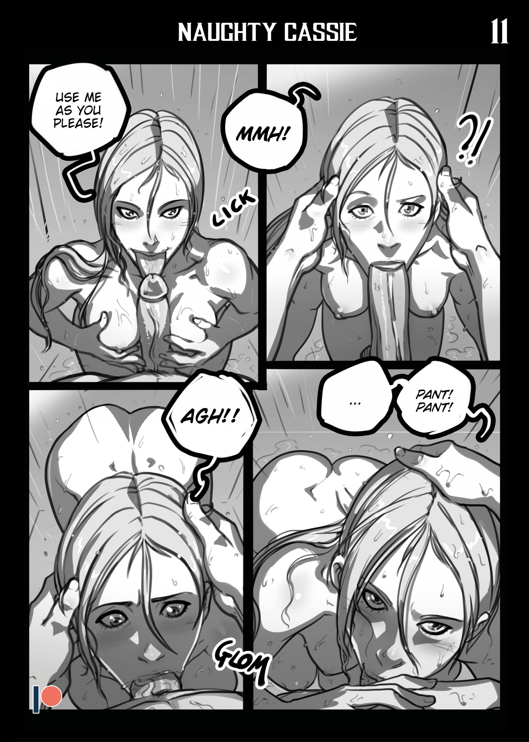 Naughty Cassie porn comic picture 12