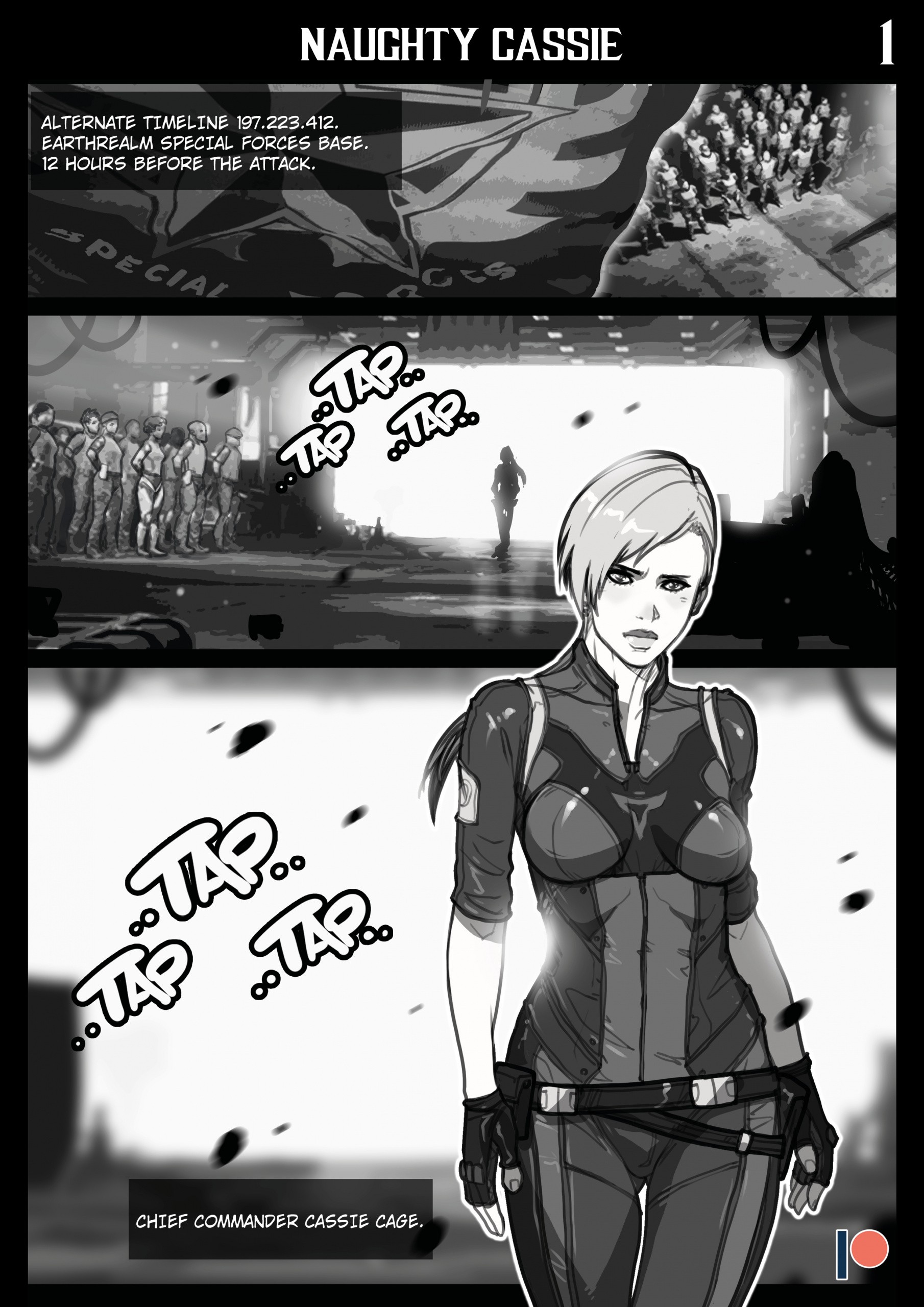 Naughty Cassie porn comic picture 2