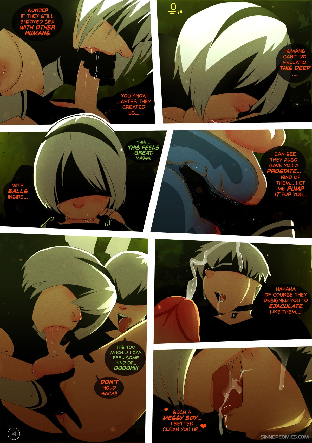 NieR - Automata XXX hentai manga picture 4