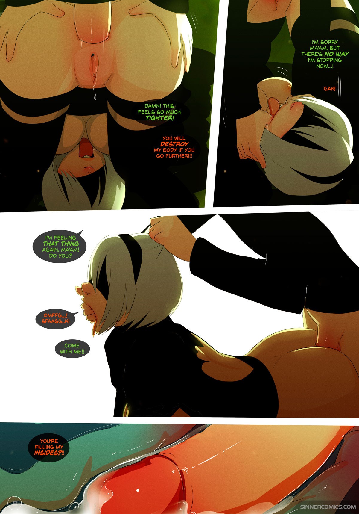 NieR - Automata XXX hentai manga picture 8