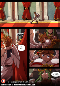 Palutena and Pit 2 porn comic picture 1
