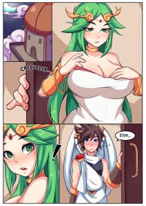 Pit x Palutena porn comic picture 1