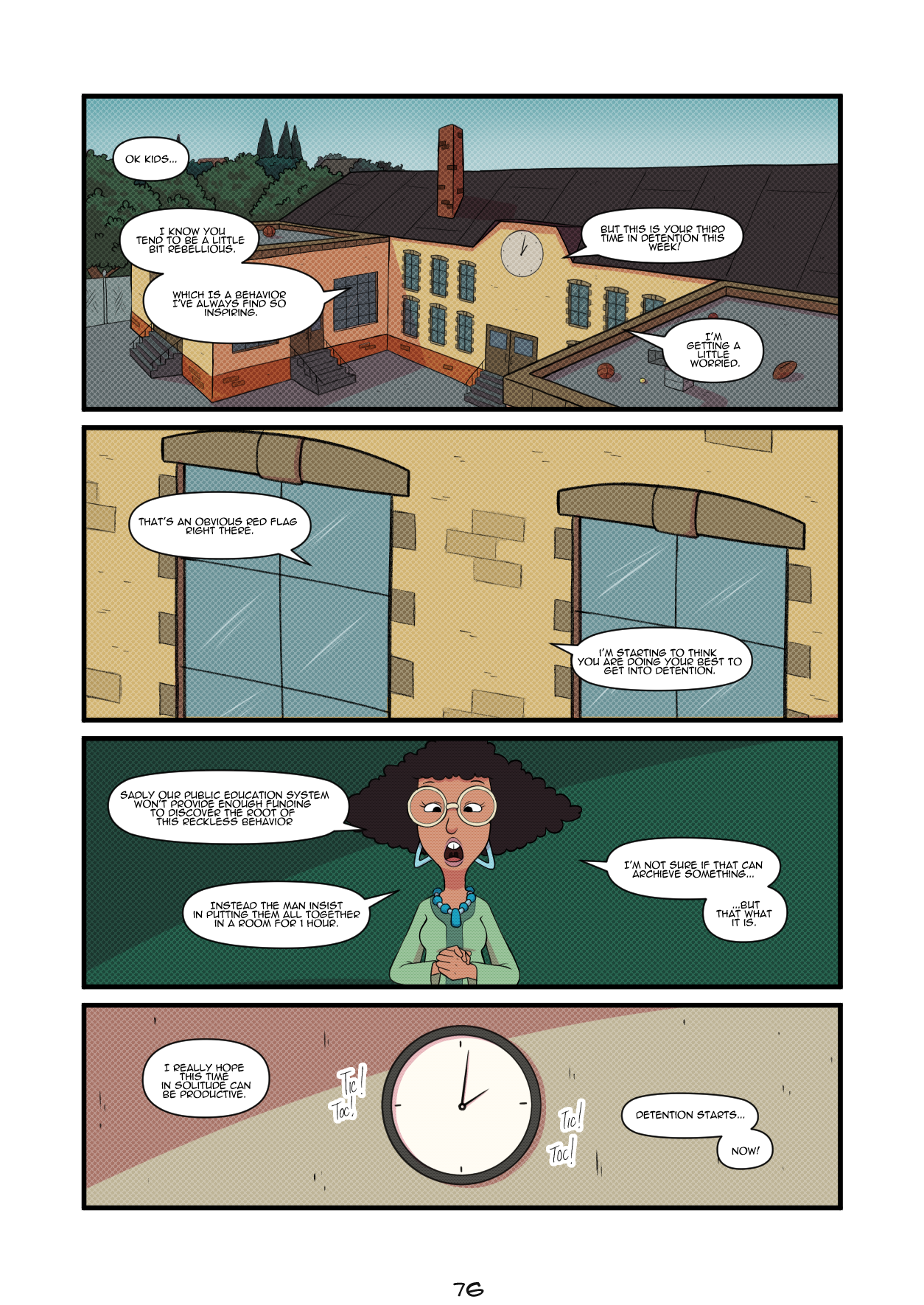 Recess - Detention porn comic picture 3