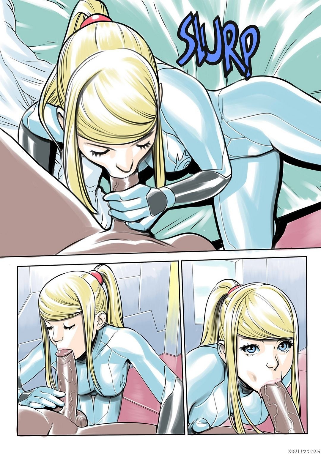 Samus XXX porn comic picture 4