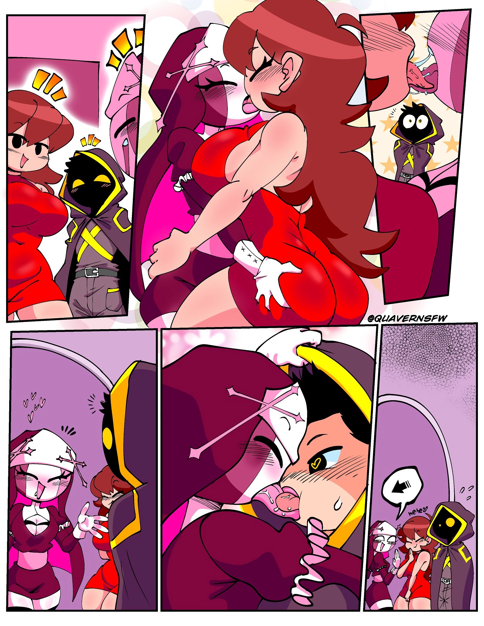 Servente and Girlfriend 2 porn comic picture 2