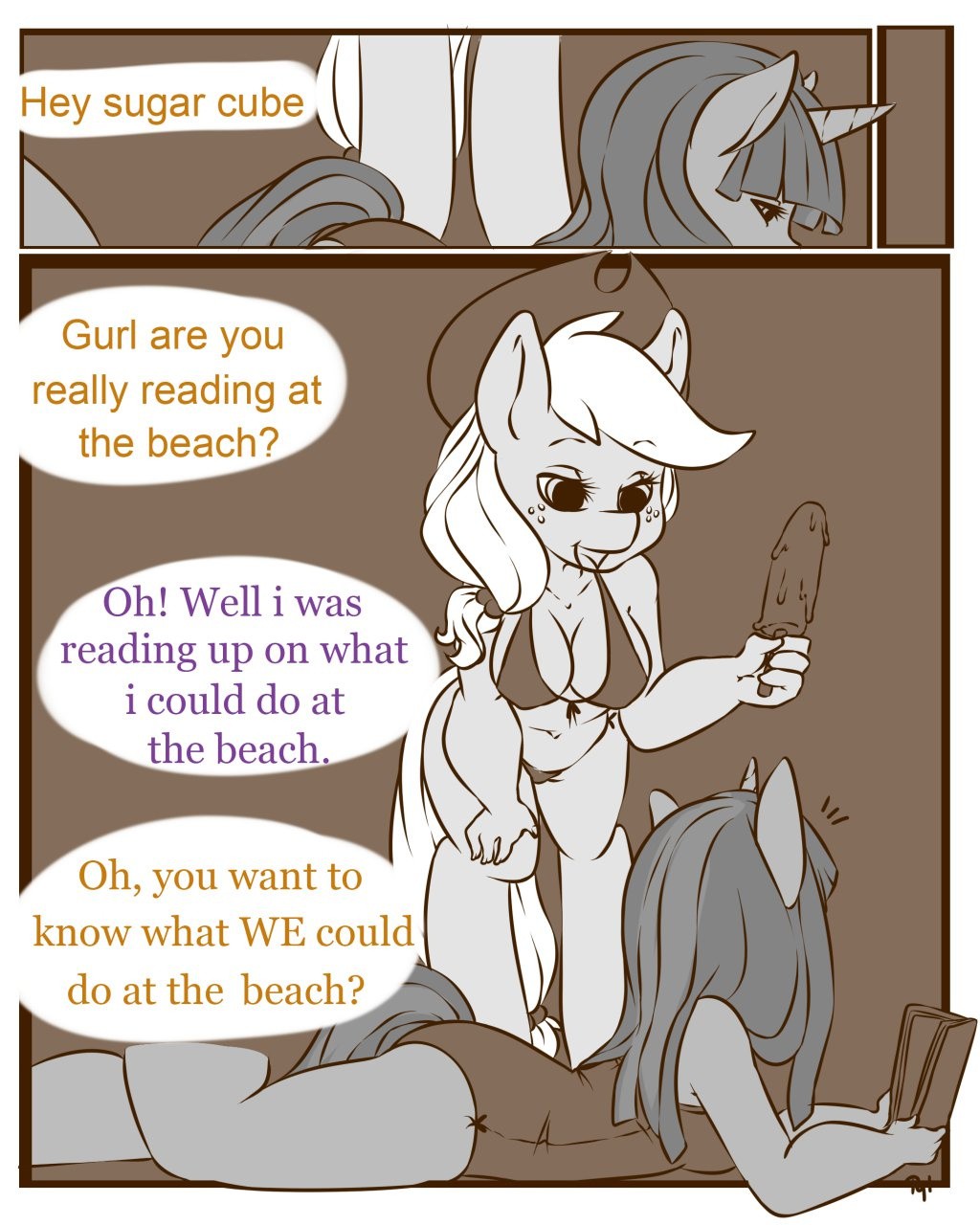 Summer Fun MLP porn comic picture 2