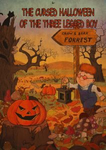 The Cursed Halloween of the Three Legged Boy porn comic picture 1
