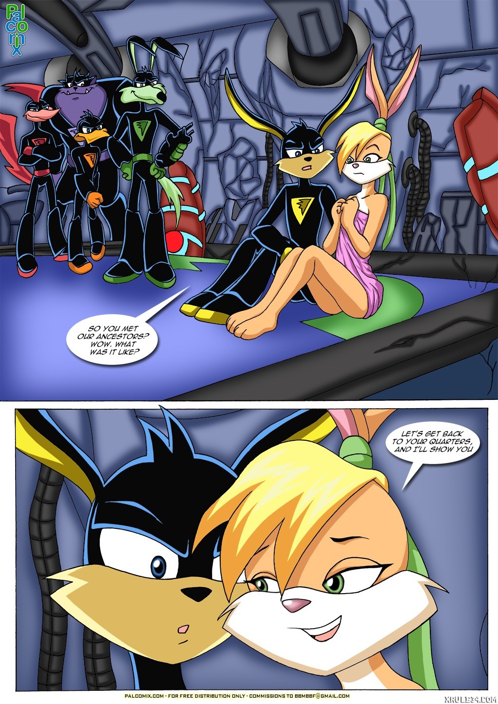 Time-Crosses Bunnies porn comic picture 14