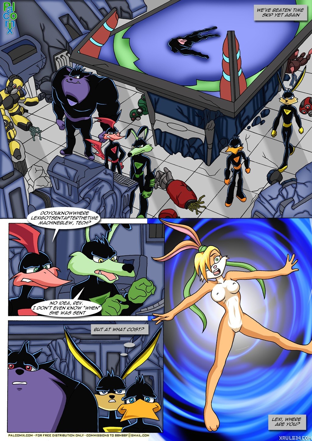 Time-Crosses Bunnies porn comic picture 2