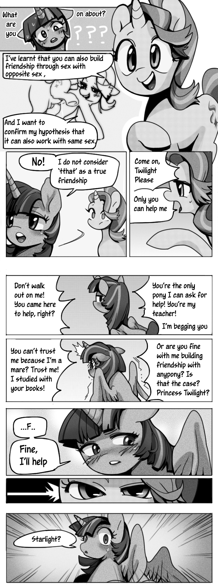 Twi & Glimmer Scissoring Manga hentai manga picture 6