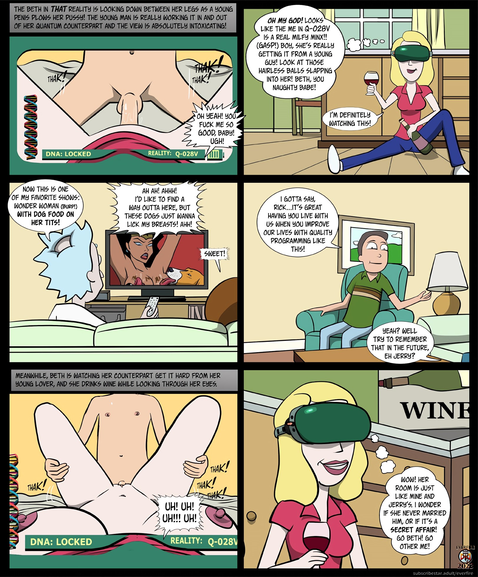 A Paralllel Relationship porn comic picture 4