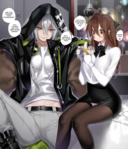 AEK-999 and banana hentai manga picture 1