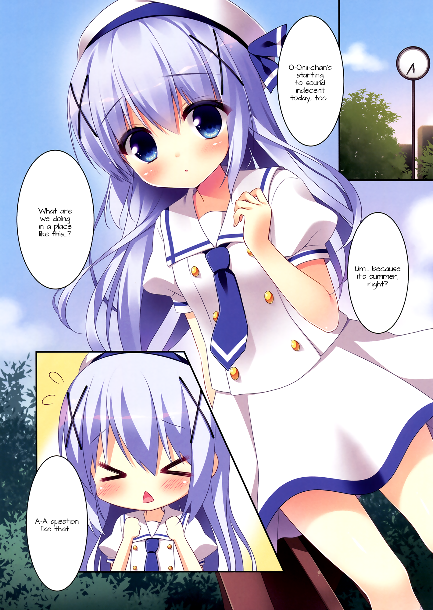 Chino-chan to Natsukaze hentai manga picture 2