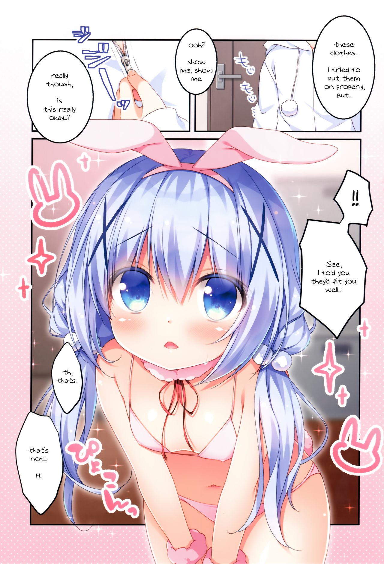 Chino-chan to Usagi Gokko hentai manga picture 2