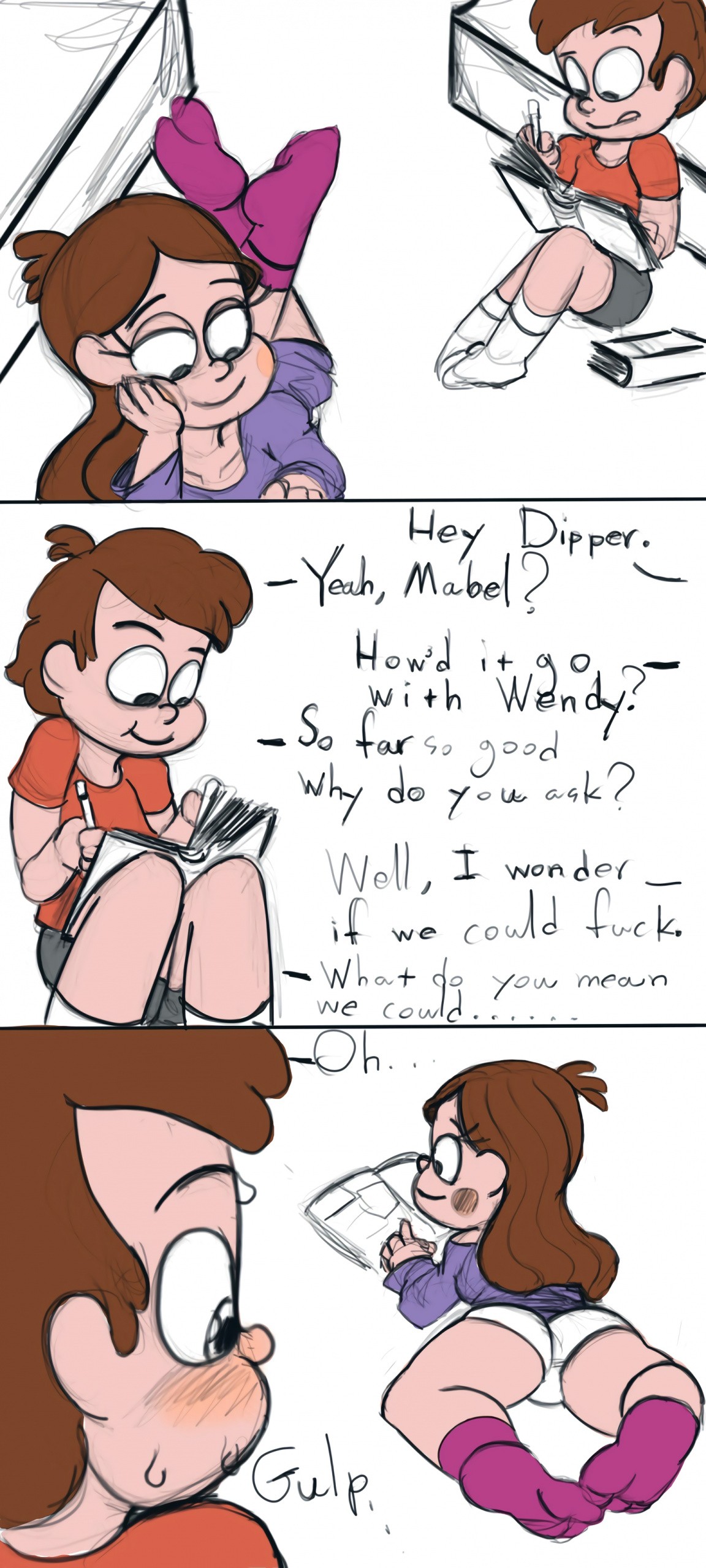 Gravity fall Invitation porn comic picture 1