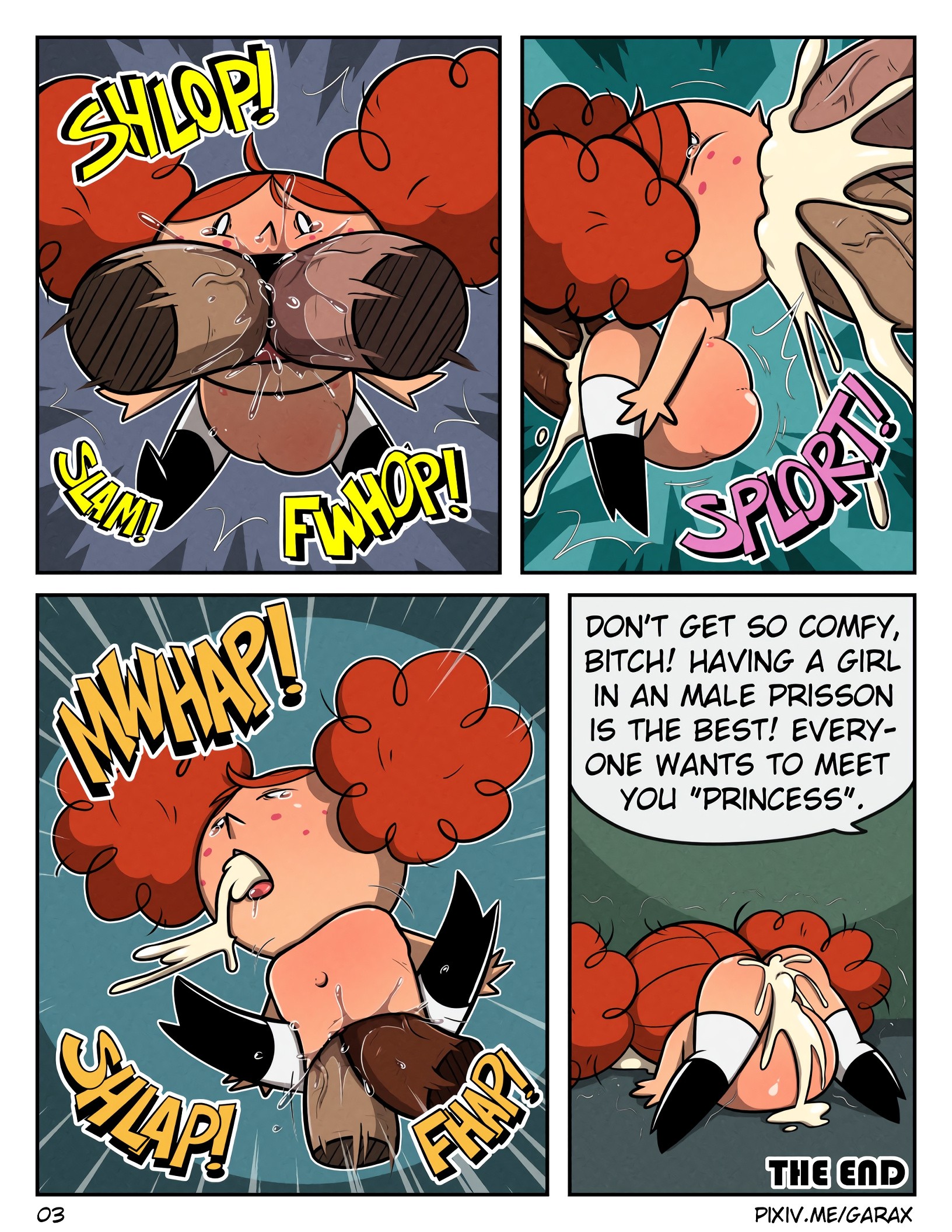 Jailed Princess porn comic picture 3