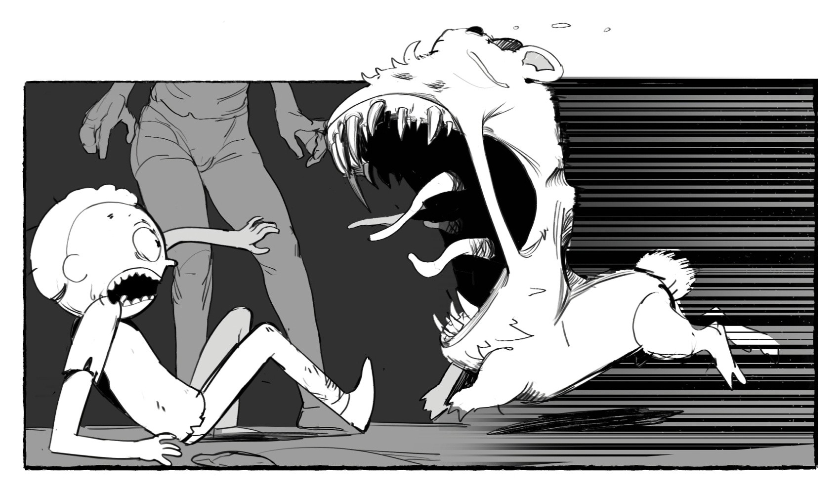 Me and My Younger Brother Got Stranded in Some Alien Planet porn comic picture 7