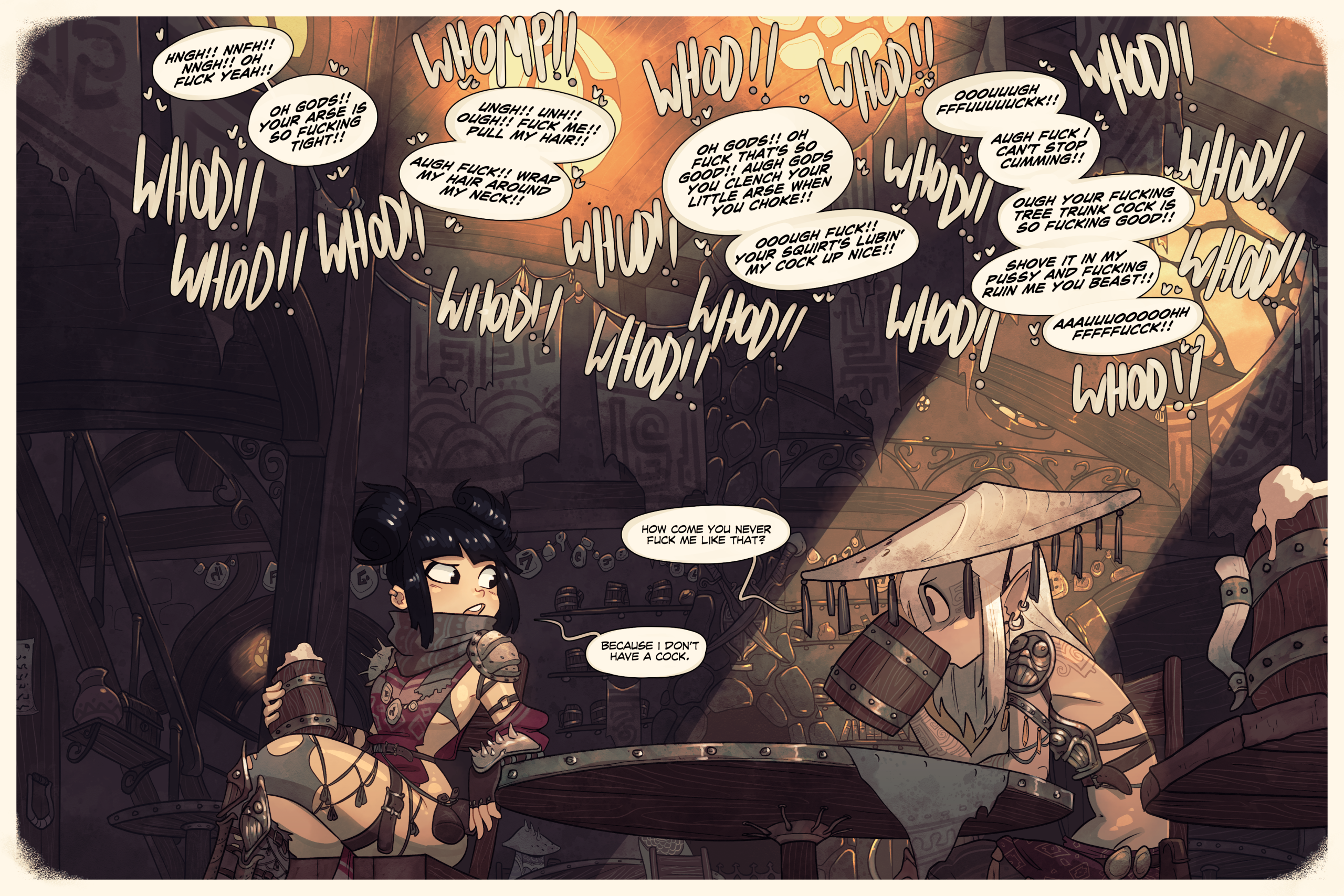 Mia the Barbarian porn comic picture 8