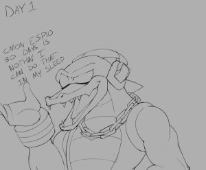 Vector's No Nut November porn comic picture 1