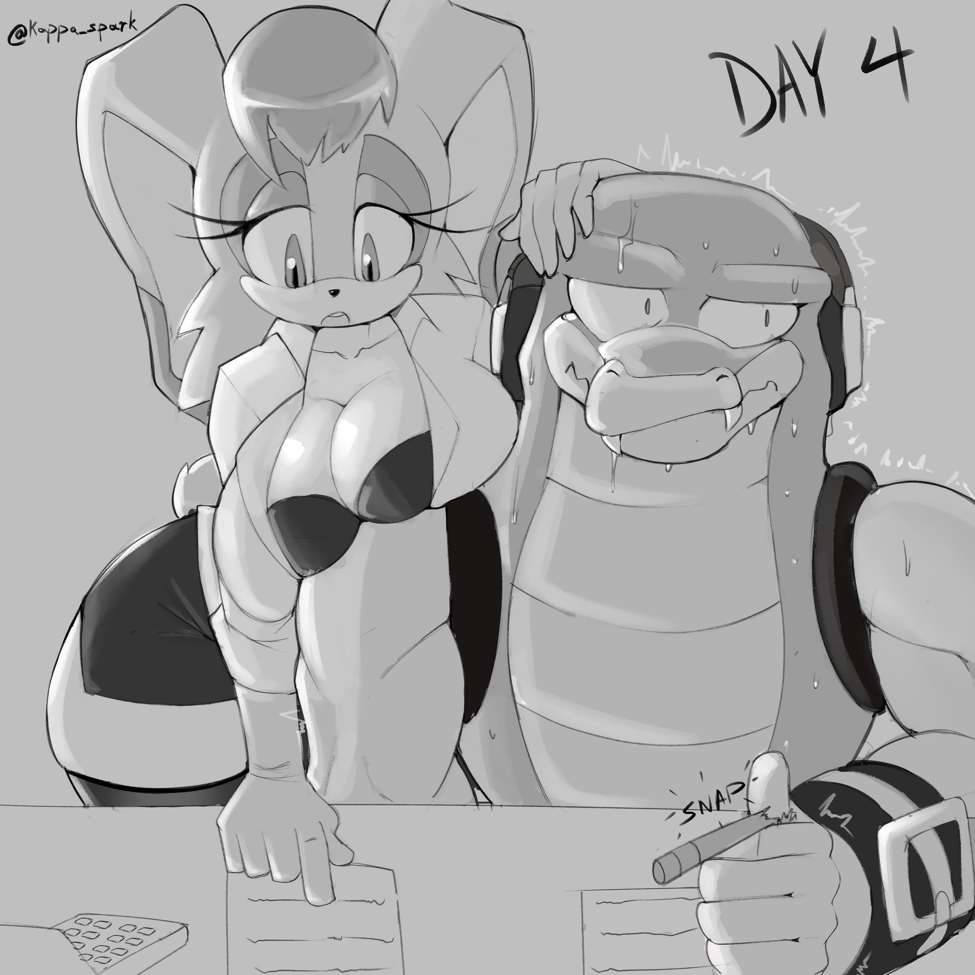 Vector's No Nut November porn comic picture 3