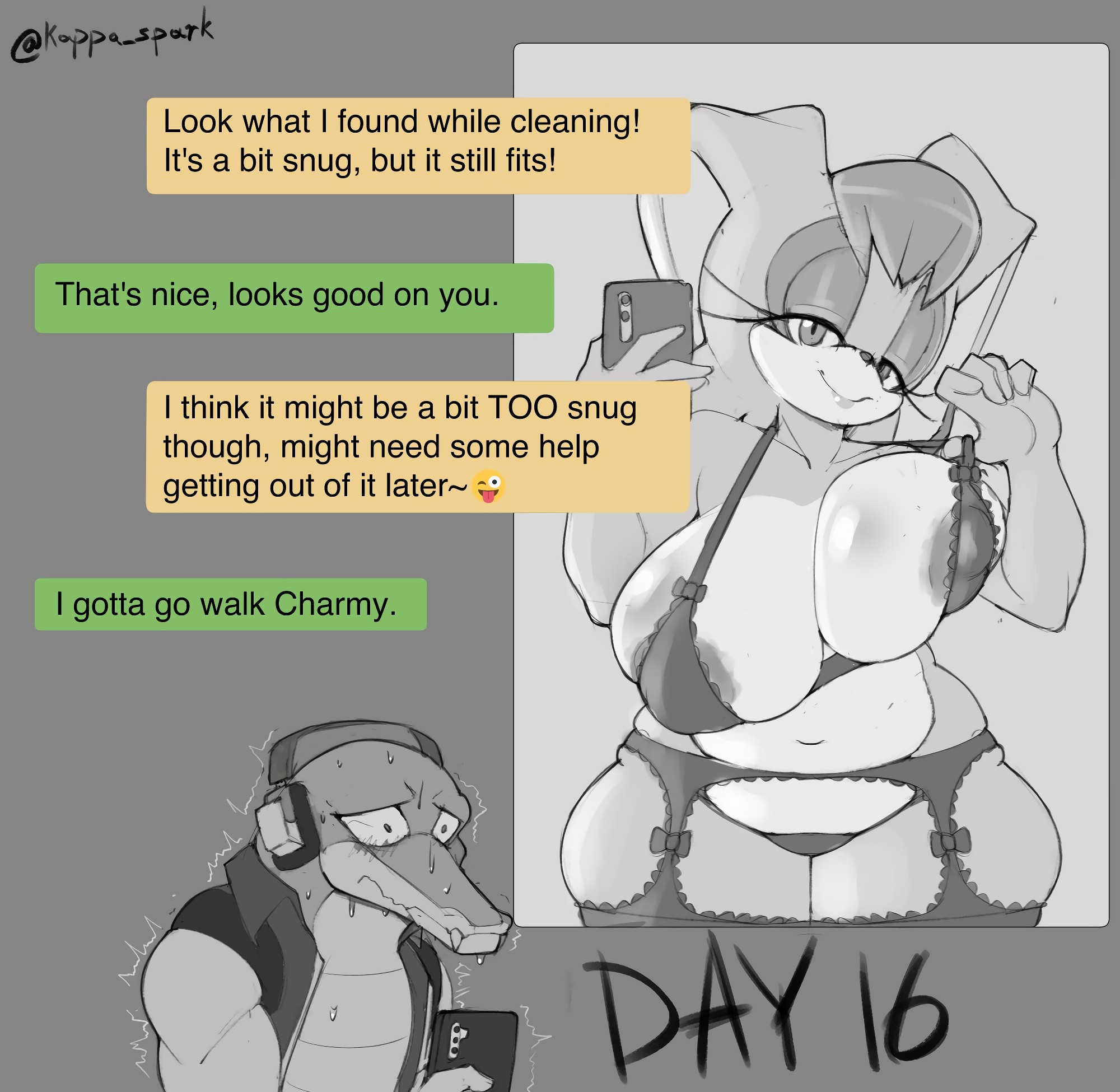 Vector's No Nut November porn comic picture 7