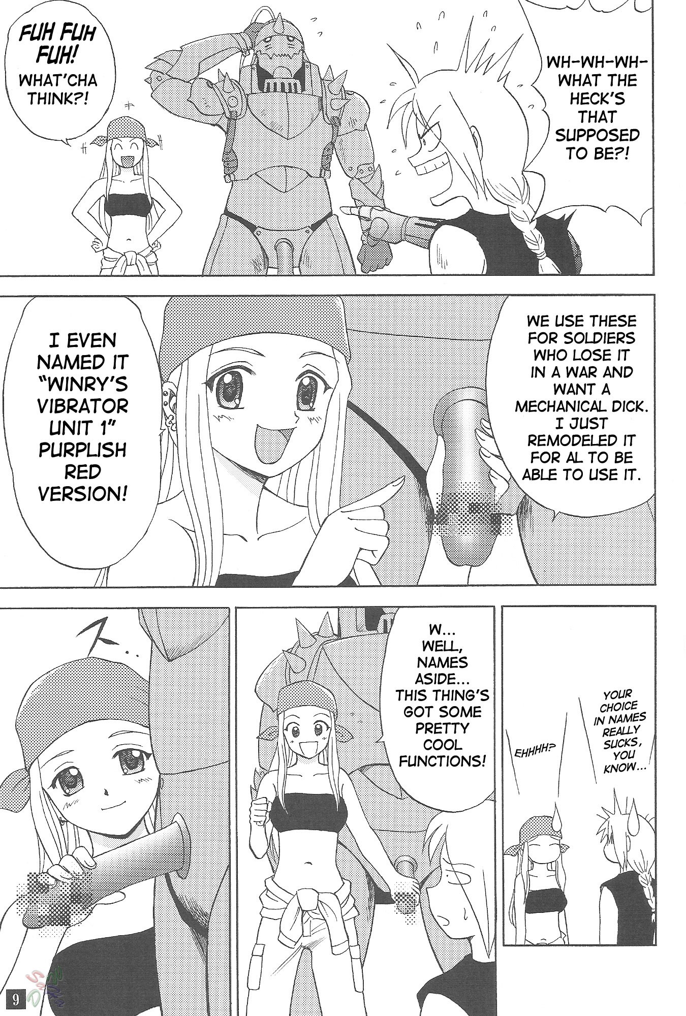 Winry's Vibrator porn comic picture 8