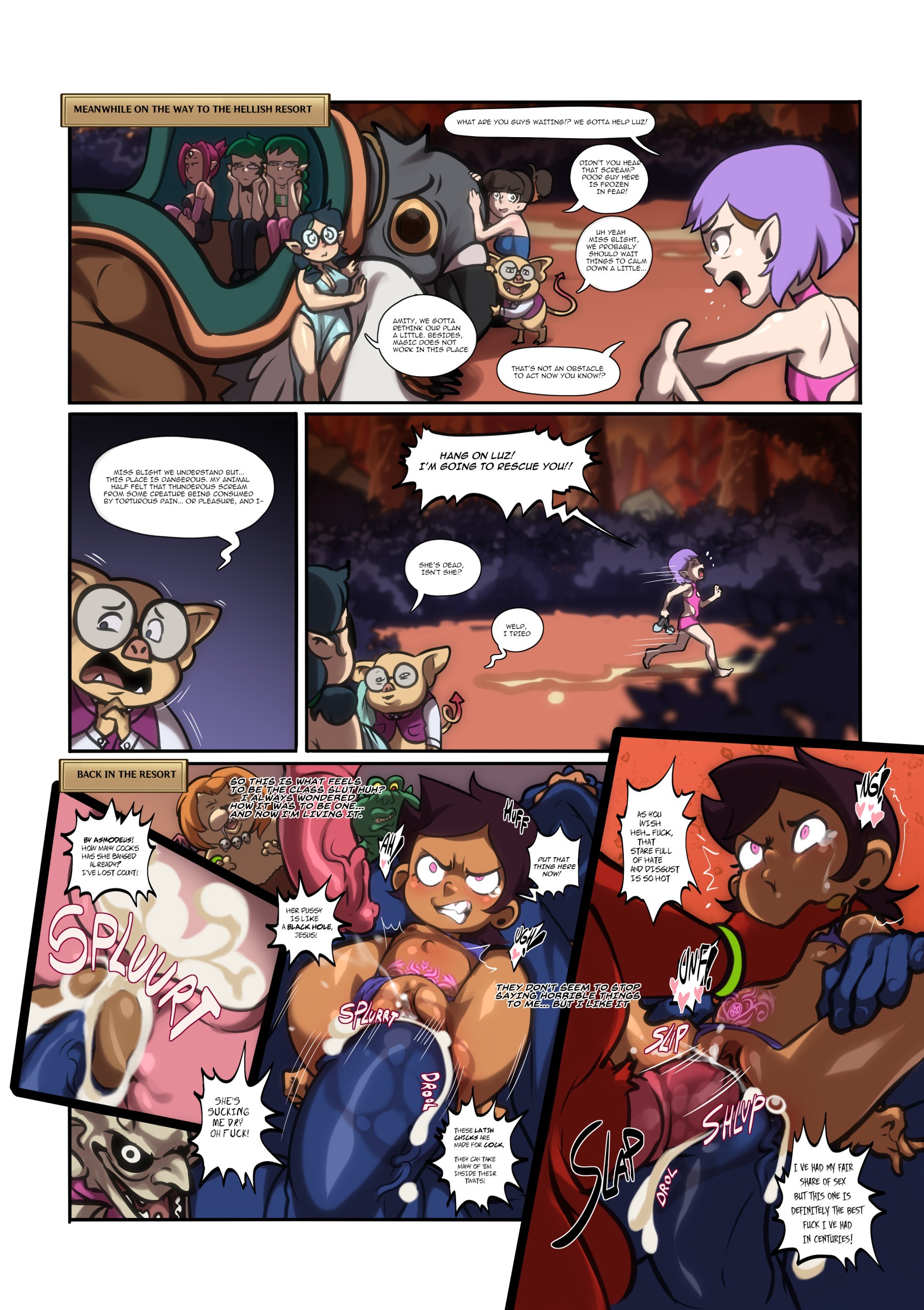 Satanic Beach Party porn comic picture 23