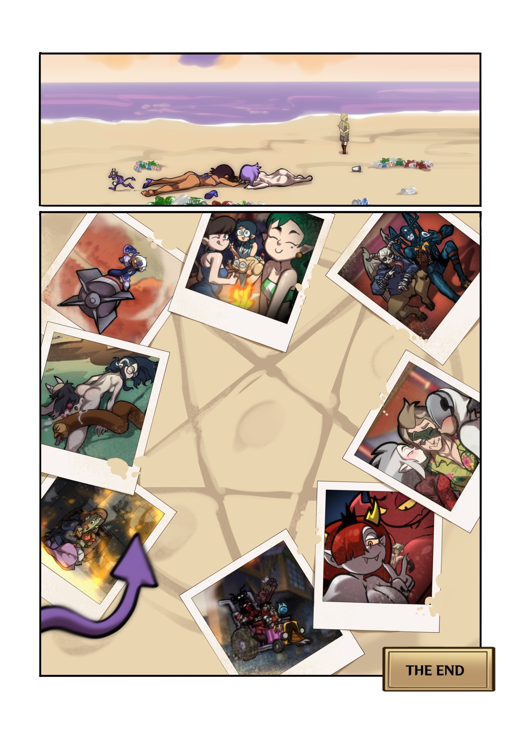 Satanic Beach Party porn comic picture 40