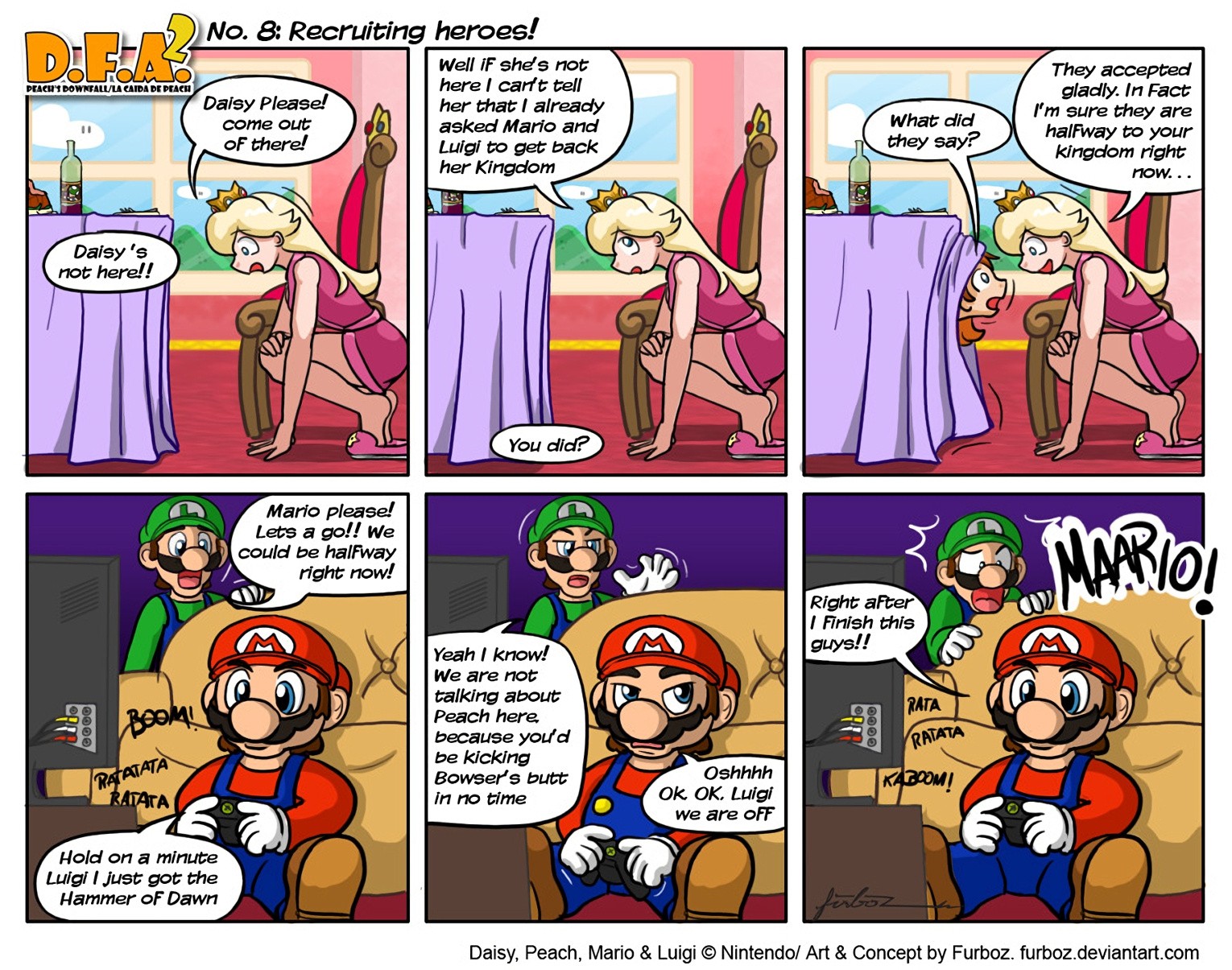 Daisy Falls Apart porn comic picture 23