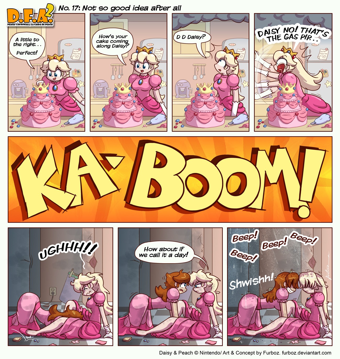 Daisy Falls Apart porn comic picture 33