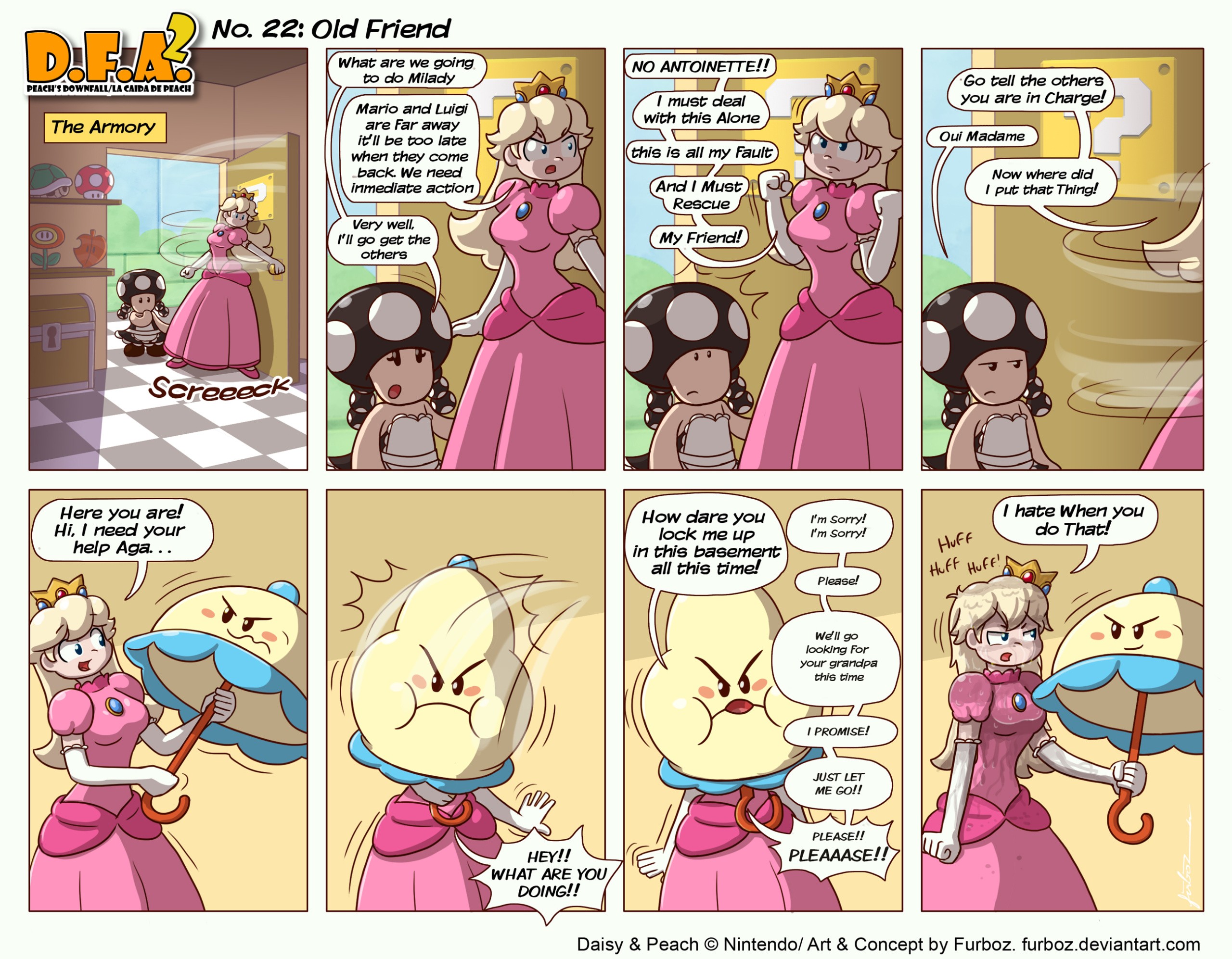 Daisy Falls Apart porn comic picture 38