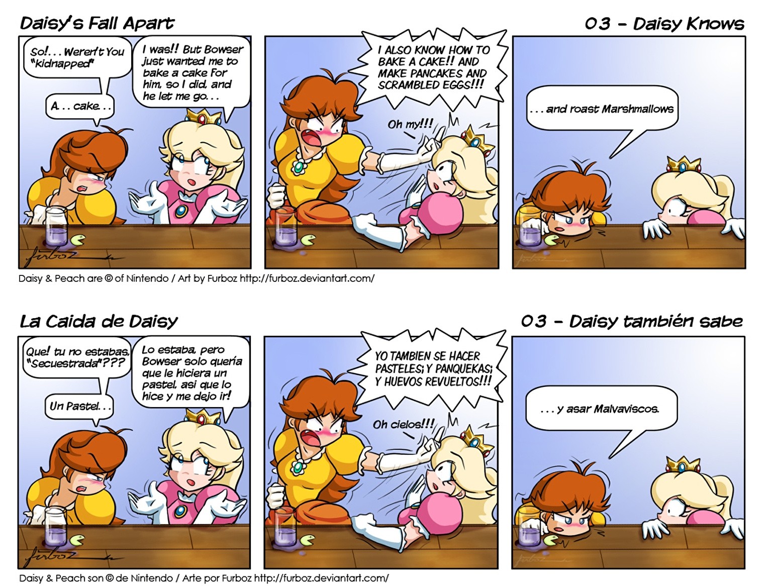 Daisy Falls Apart porn comic picture 4